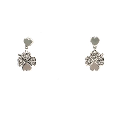 dior clover earrings|designer earrings for women.